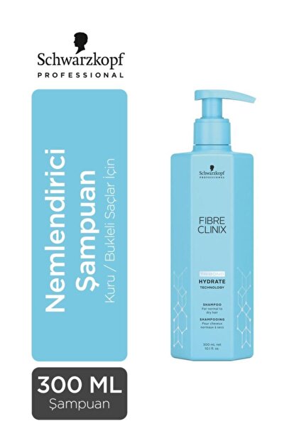 Schwarzkopf Fibre Clinix Hydrate Nemlendirici Şampuan 300 Ml