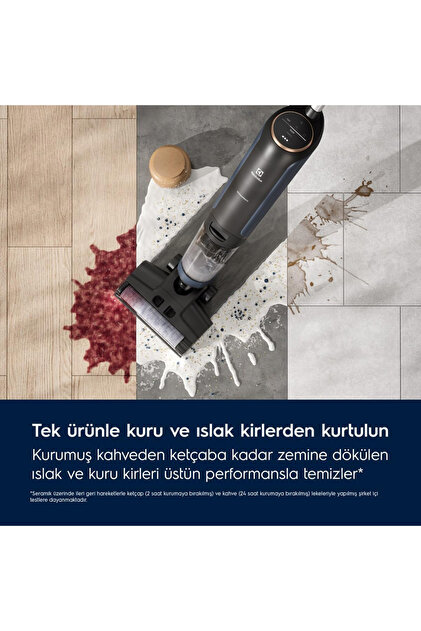 Electrolux Ultimate 800 EW81U3DB 21.6 V Islak Ve Kuru Dikey Şarjlı