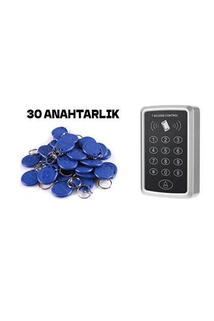 Electrimax Rfid Şifreli Kapı Kilidi Kartlı Geçiş Sistemi-30 Adet