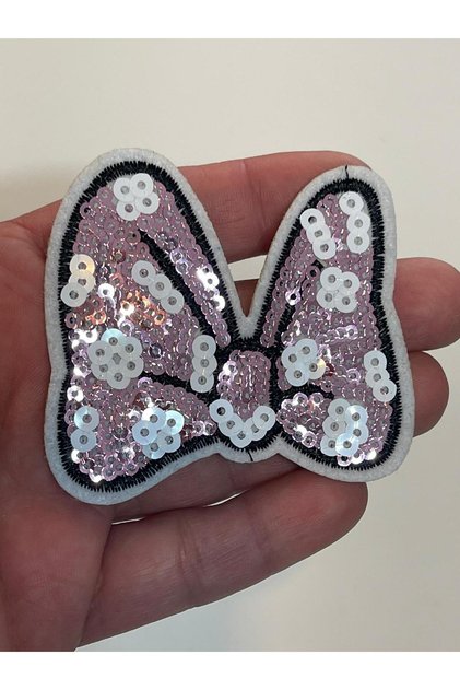 7x6 Cm Iron-on Adhesive Bow Butterfly Applique Emblem Patch