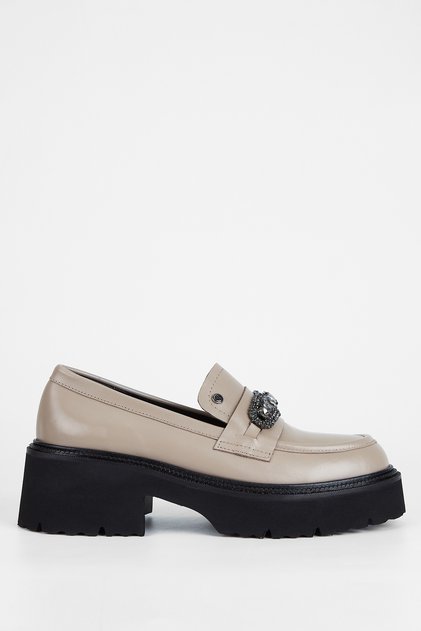 Women's Genuine Leather Loafer Shoes 33 75503 Bn Ayk Sk23/24