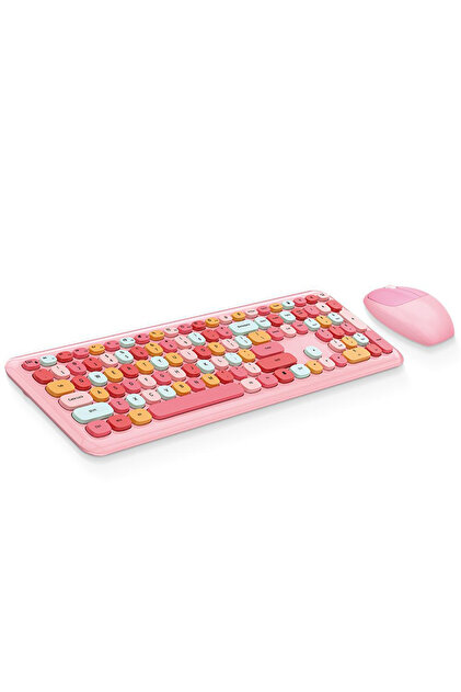 Microcase Mofii 666 2.4G Kablosuz Karışık Renkli Klavye ve Mouse