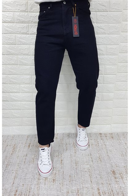Denim Men's Boyfriend Black Denim Trousers