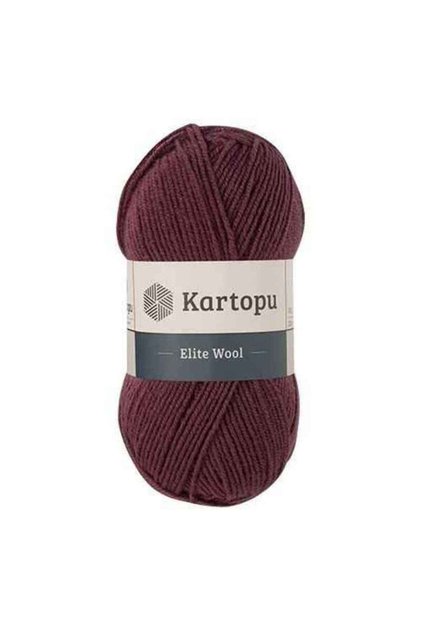 Elite Wool K1707 Plum 49% Wool Knitting Yarn Sweater & Jumpers & Cardigan & Vest Winter Knitting Yarn