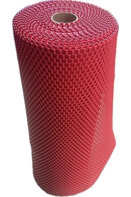 Vakum Mat Islak Zemin Paspası Eni 90 cm Kalınlık 5 mm Kırmızı