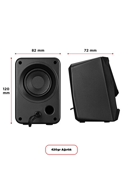 Rampage Rms-n29 2.0 6w Usb Gaming Speaker Hoparlör Oyuncu Speaker