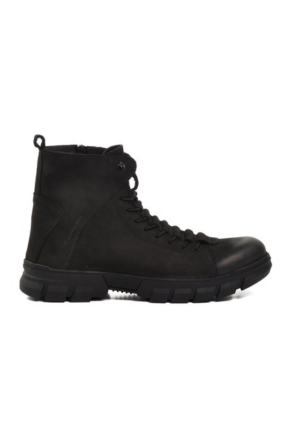 Aversa 102 20725 Black Nubuck Genuine Leather Men's Boots