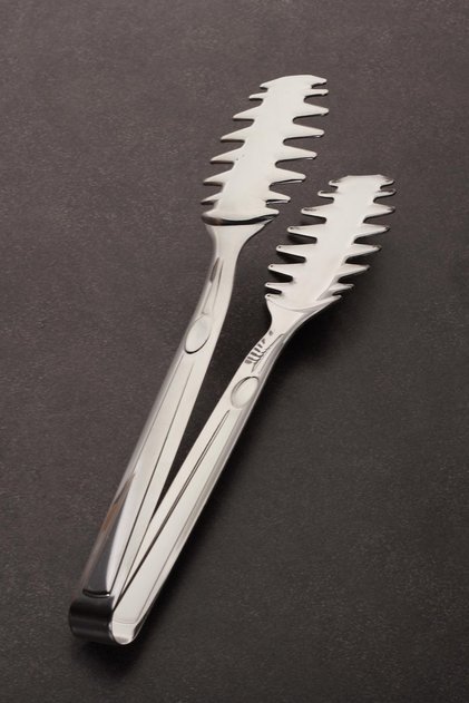 Çelik Servis Makarna Maşası - 24 cm