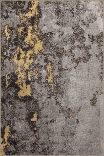Gray Themed Abstract Abstract Patterned Creative Modern Decorative Carpet 3025