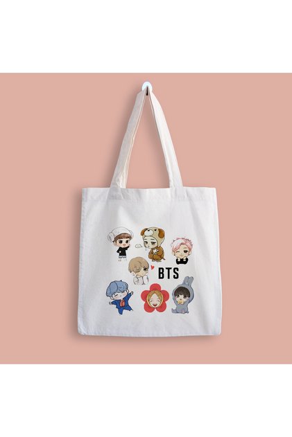 BTS Group 3 Printed Cloth Bag