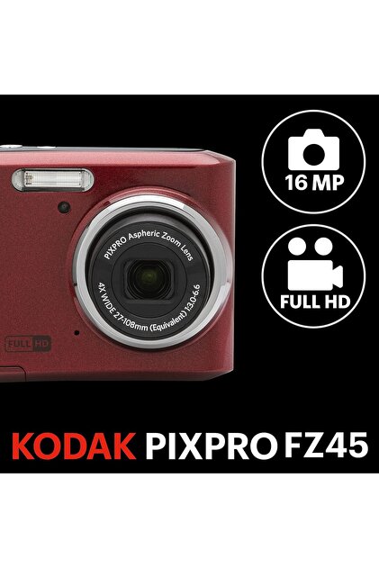 Kodak fz45 コンパクトデジタルカメラ レッド コンパクトデジタルカメラ KODAK PIXPRO レッド FZ45RD Kodak