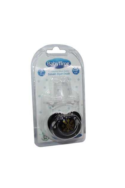 Palatal Black Pacifier No:2 6-18 Months Bt153-2