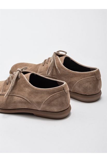 Elle Shoes Bej Deri Erkek Günlük Ayakkabı - 4