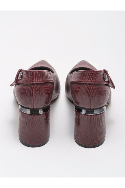 Elle Shoes Bordo Kadın Stiletto - 3