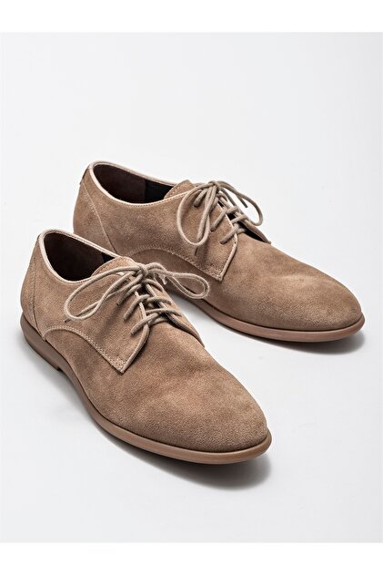 Elle Shoes Bej Deri Erkek Günlük Ayakkabı - 2
