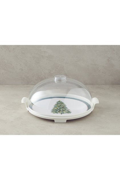 Cheerful Tree Melamine Cake Stand Green