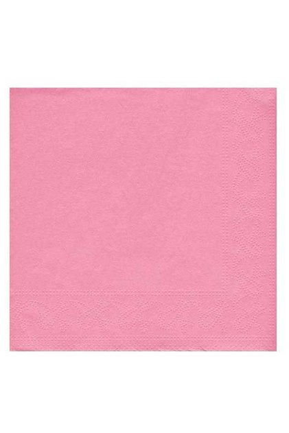 Pembe Düz Desenli Peçete 20 Li Kl:75