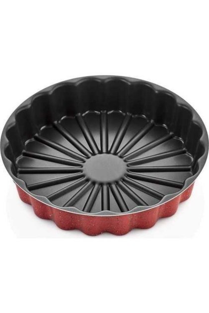 Bravo 28 Cm Parıltı Kek Kalıbı, Bordo
