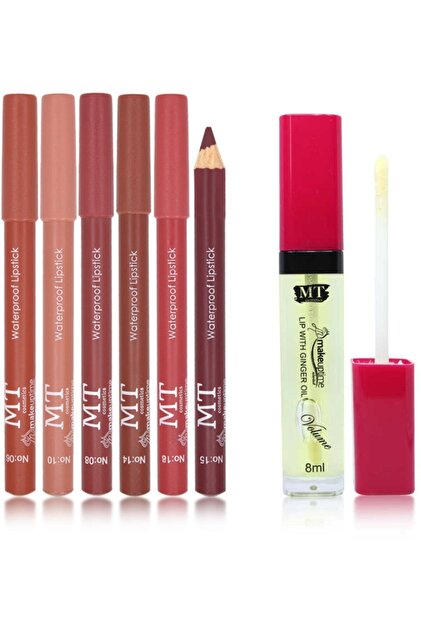 Makeuptime Mt Nude Kalem Ruj Seti + Mt Dudak Dolgunlaştırıcı