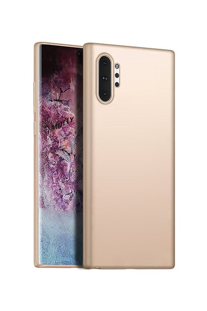 Galaxy Note 10 Plus Compatible Gold Bexls Silicone Case