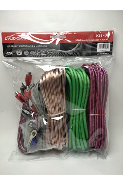 Audiomax Kit-8p Amfi Full Set Kablo - Fiyatı, Yorumları