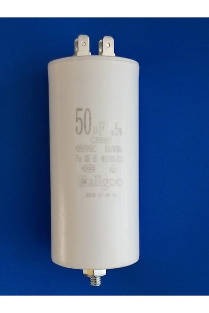 Kondansatör Daimi 50 Uf 450 Vac Kapasitör