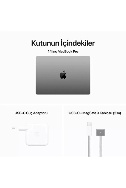 Apple MacBook Pro 14 inc M3 8CPU 10GPU 16GB RAM 512gb SSD Uzay