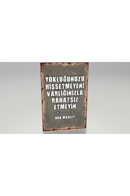 Succinct Sayings Motivational Quotes Bob Marley Music Wall Graffiti Retro Wood Poster