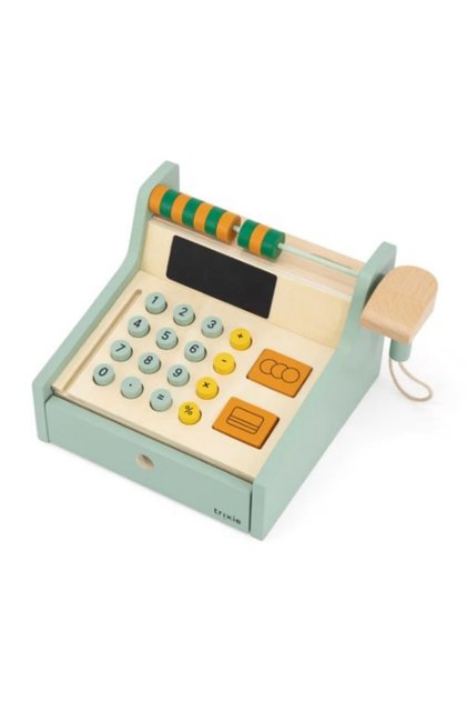- WOODEN CASH REGISTER WITH ACCESSORIES - AHŞAP YAZARKASA