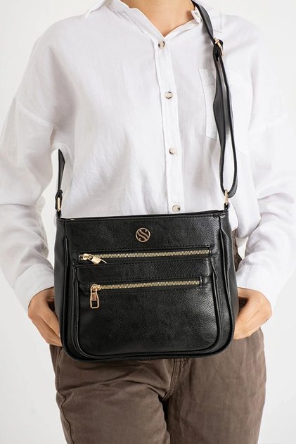 Women's Adjustable Crossbody Four-Pocket Shoulder Bag