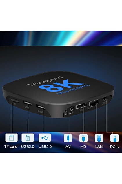 Mediabil Transpeed 8K ATV Android 13 Akıllı TV kutusu RK3528