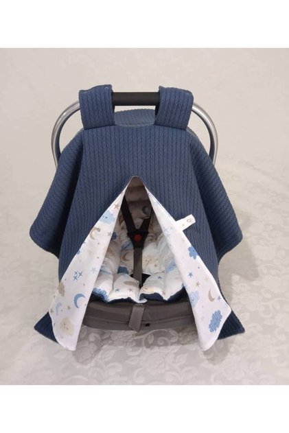 DOUBLE SIDED Stroller Cover and Stroller Cushion