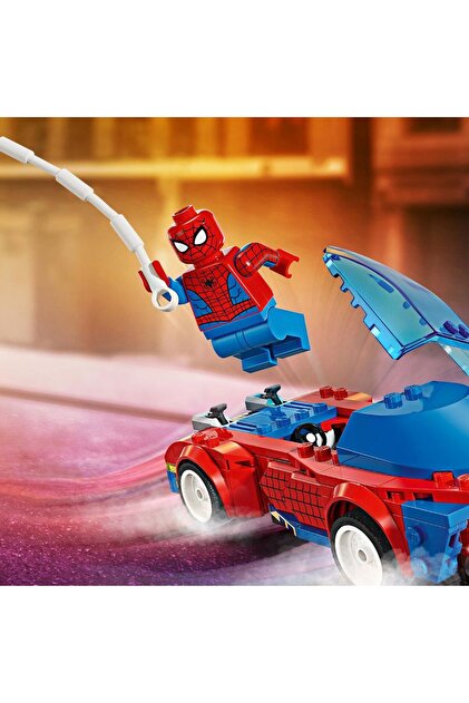 LEGO Marvel Örümcek Adam Yarış Arabası ve Venom Green Goblin 76279