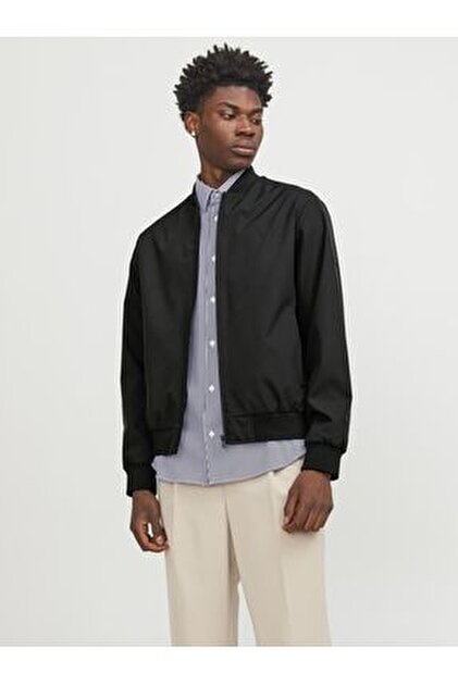 Jack & Jones JACK JONES Erkek Suya Dayanıklı Bomber Ceket 12165203