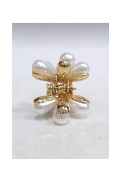 white color daisy figured side buckle clothespin buckle 1 PCS