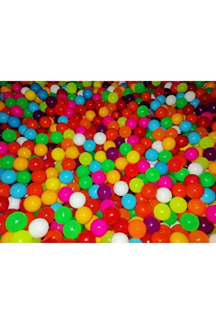 MİTHAT TOYS Renkli Zıplayan Toplar Seti, 100 Adet, CE Belgeli