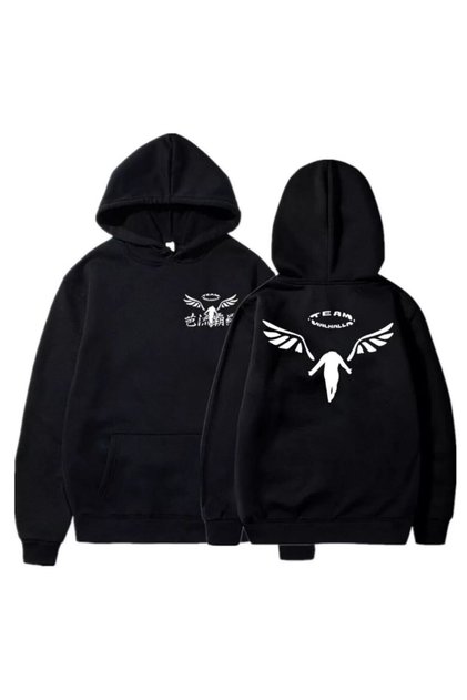 Tokyo Revengers Walhalla Hoodıe- Siyah