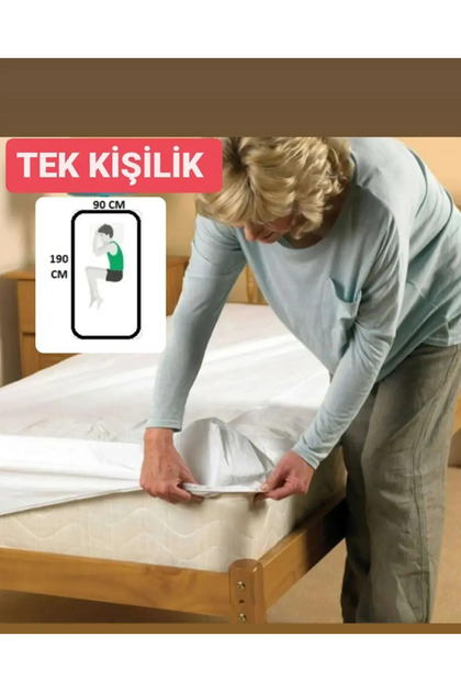 Yatak Alezi Yatak koruyucu Sıvı Geçirmez 90X190 30+CM