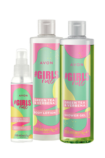 Avon Girls Rule Mine Çiçeği ve Yeşil Çay Kokulu Vücut Losyonu