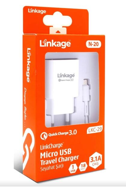 Mikro Quick Charge 3.1A/18W 1xusb 1mt Şarj Kablosu Lkc-29