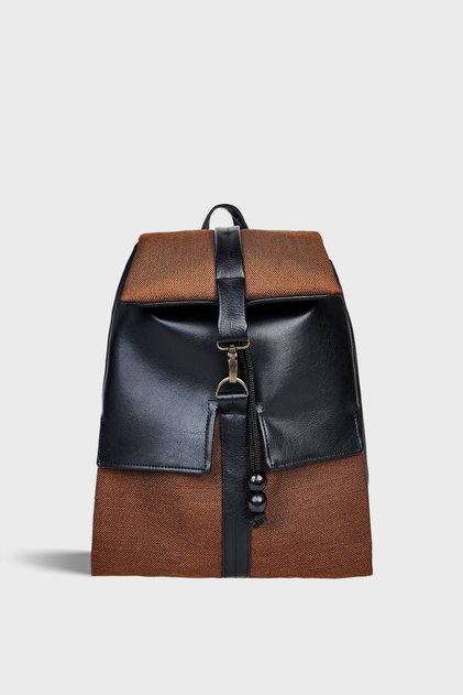 Ayse Backpack Purse for Women Black Adele Backpack – MultiSac Handbags main image 2