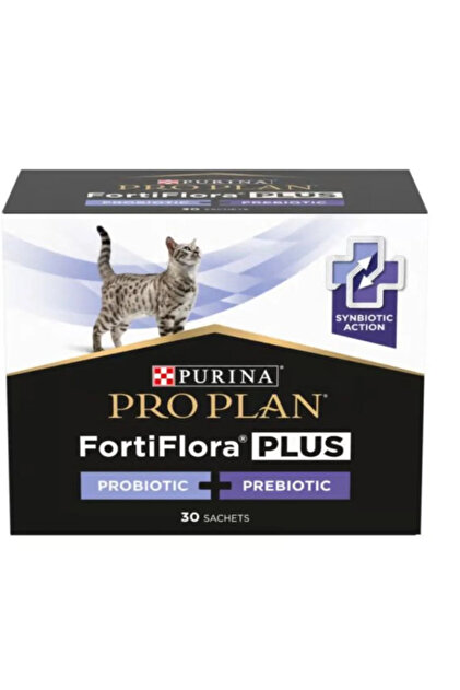 Pro Plan Fortiflora Kediler için probiyotik prebiotik takviyesi