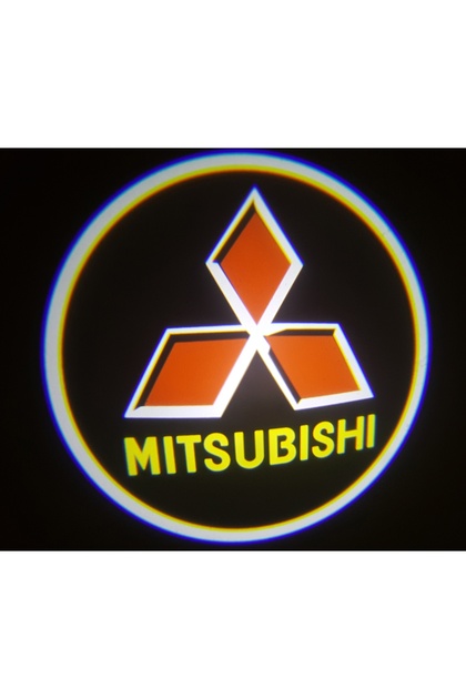 Mıtsubıshı Araçlar Için Pilli Yapıştırmalı Kapı Altı Led Logo