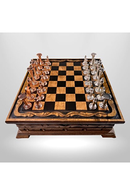 Metalicraft MC09 Metalicraft Premium Metal Satranç Takımı - Doğal