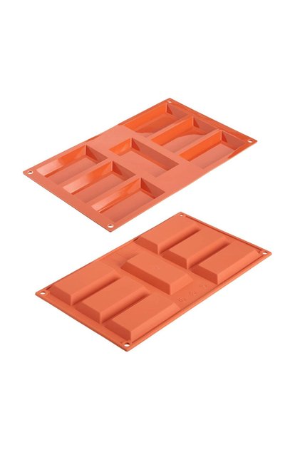 Rectangular 7-Piece Cake & Chocolate Silicone Mold Gt120