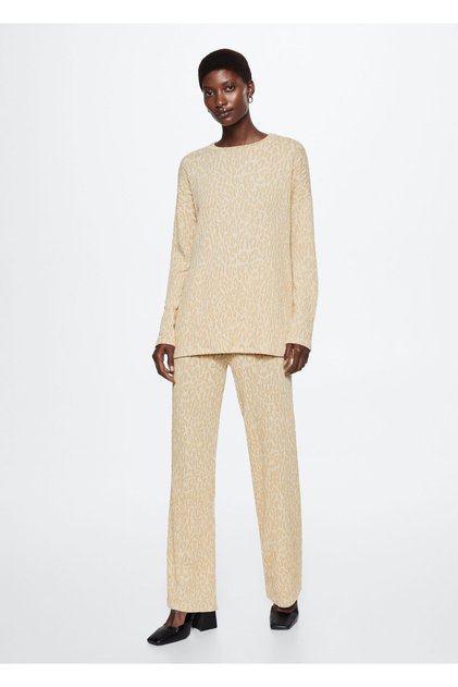 Beige Women's Trousers 37067748