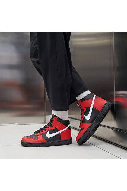 Nike Dunk High Black Red - Fiyatı, Yorumları