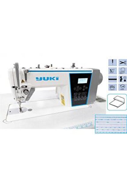 Yuki YK-5530-DZ Tam Yağlı Step Motorlu 8mm Zigzag Makinası