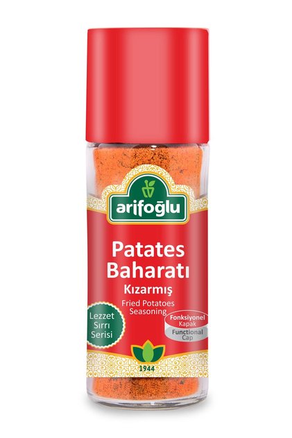 Kızarmış Patates Baharatı Cam Kavanoz Katkısız Baharat Karışımı 65g