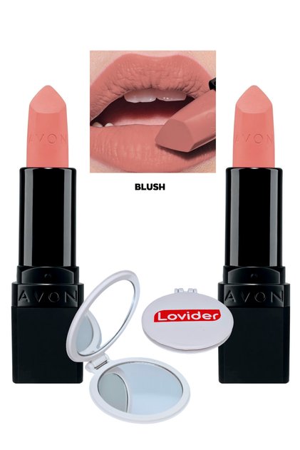 Ultra Mat Ruj Blush 2'li + Lovider Cep Aynası Hediye